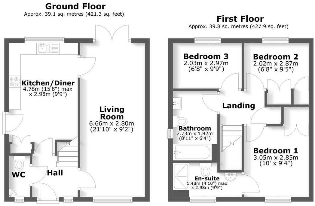 Ridleys Close, Countesthorpe. floorplan