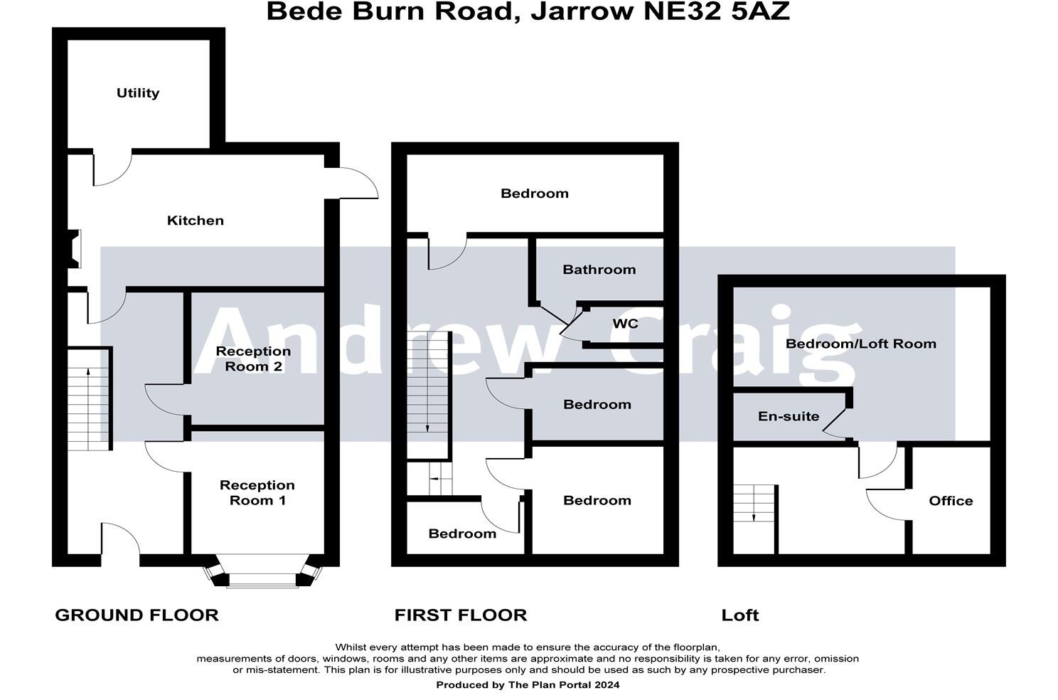 Bede Burn Road, Jarrow floorplan