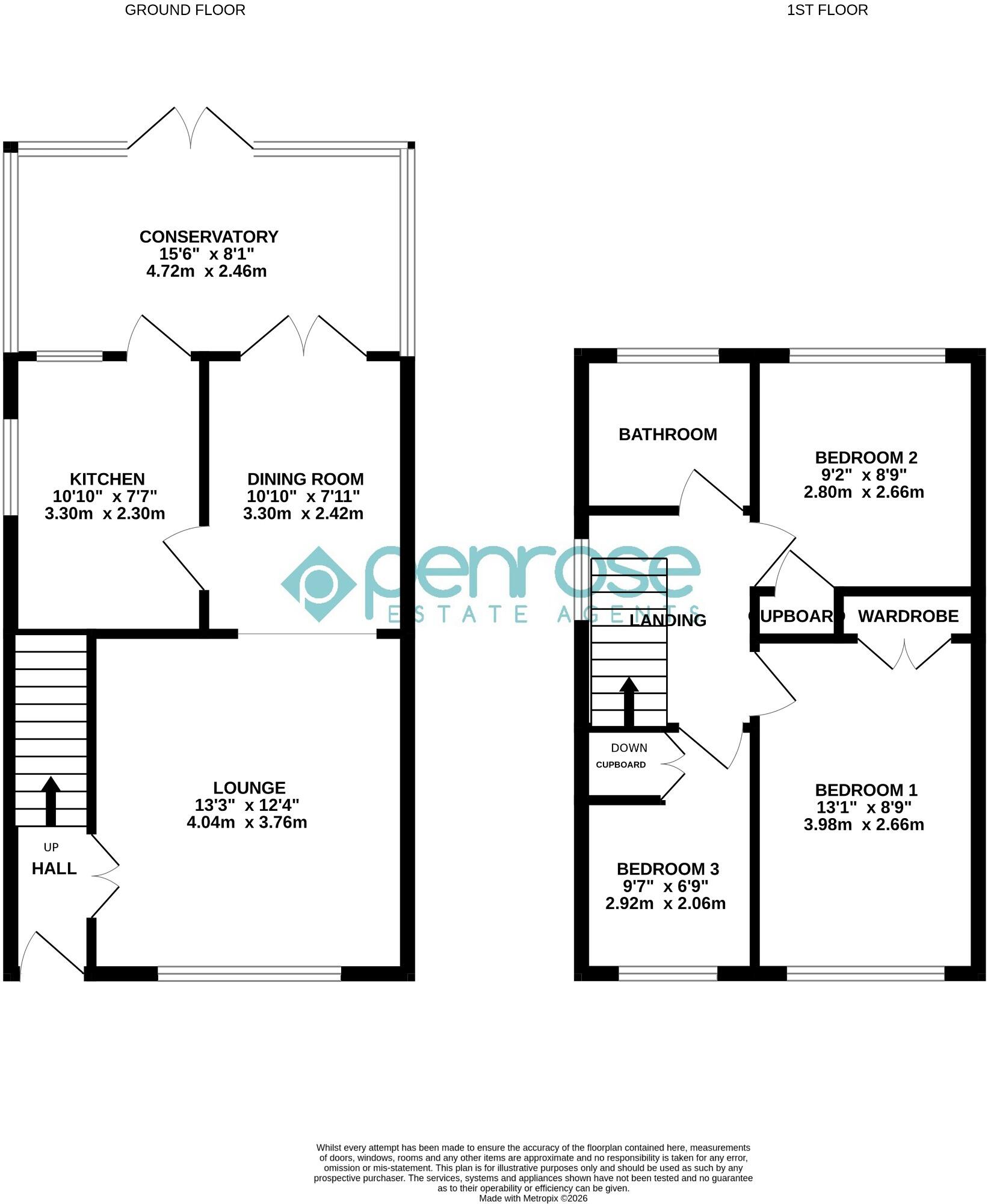 Enderby Road, Luton, Bedfordshire, LU3 2HQ floorplan