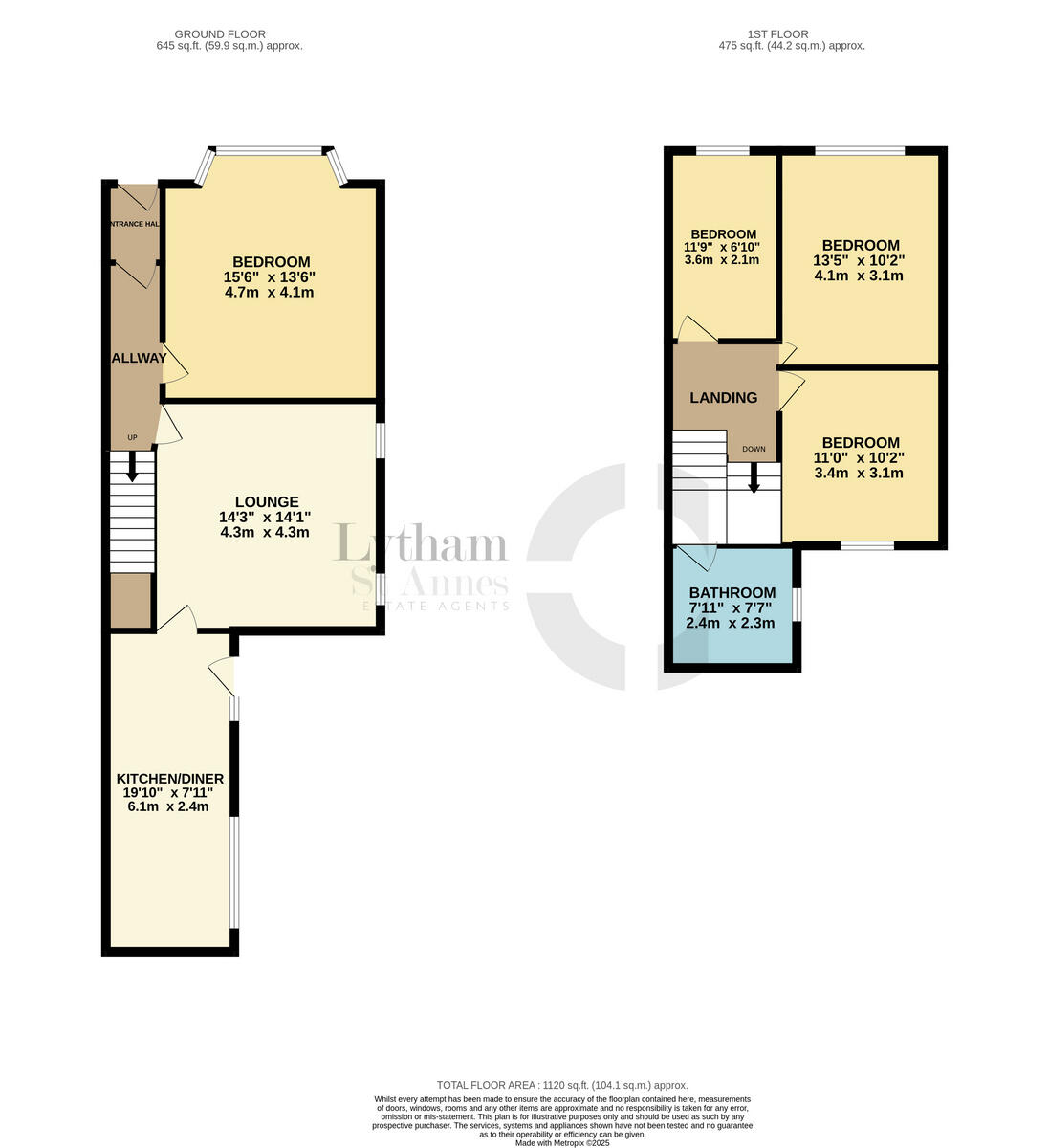 Alexandra Road, Lytham St. Annes, FY8 floorplan