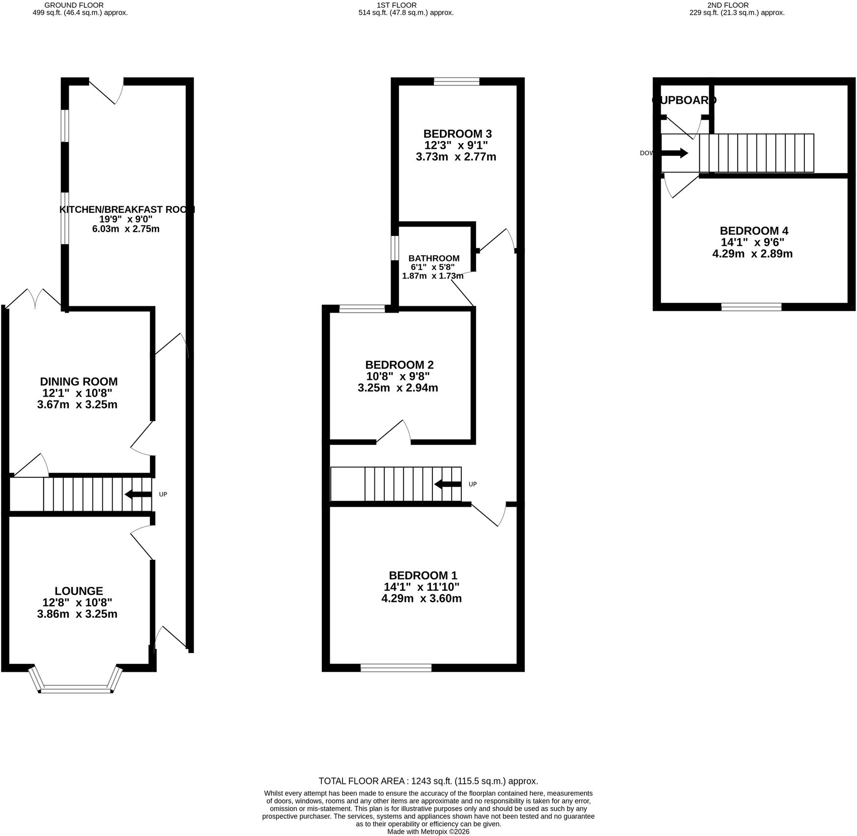 Kirby Road, Leicester, LE3 floorplan