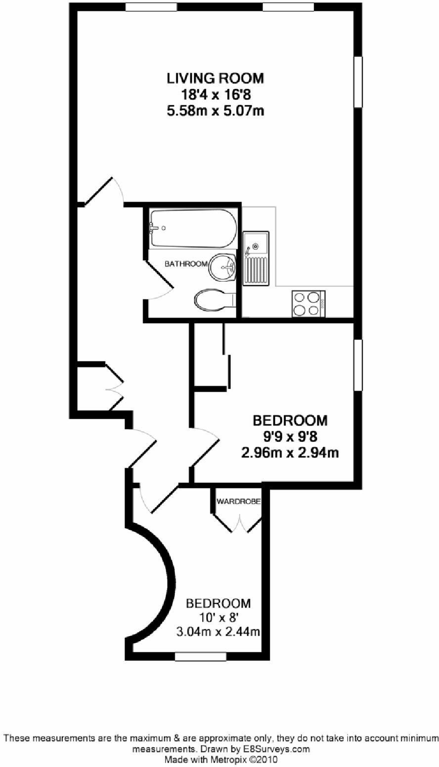 Folly Bridge, Central Oxford floorplan