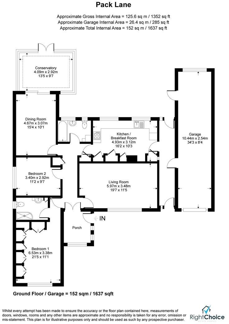 Pack Lane, Oakley, Basingstoke floorplan