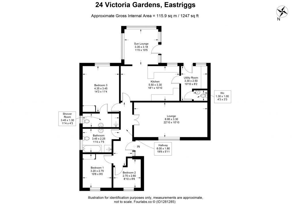 24 Victoria Gardens, Annan, DG12 6TW floorplan