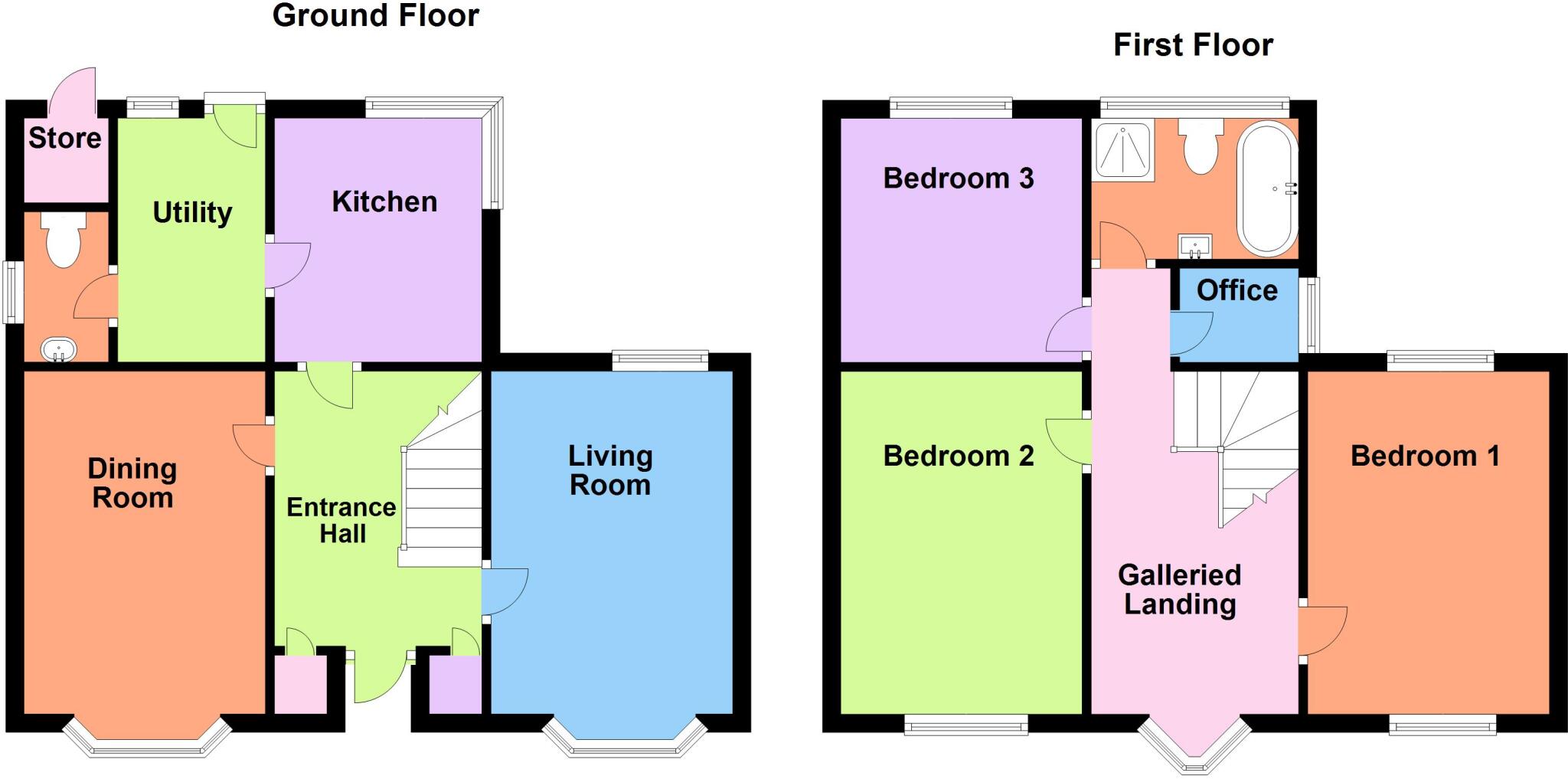Sundown, Fieldside, Doncaster floorplan