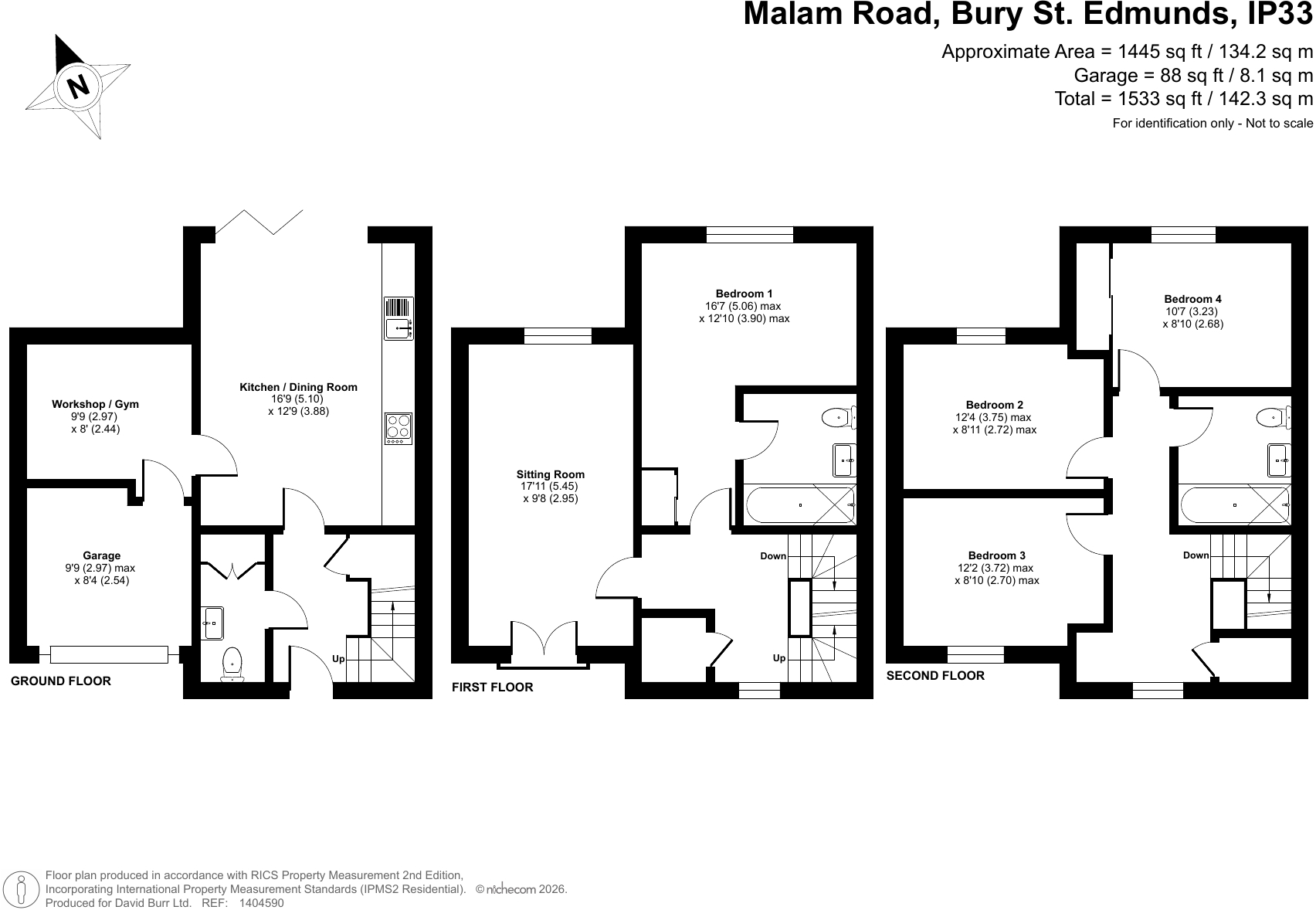 Bury St. Edmunds, Suffolk floorplan