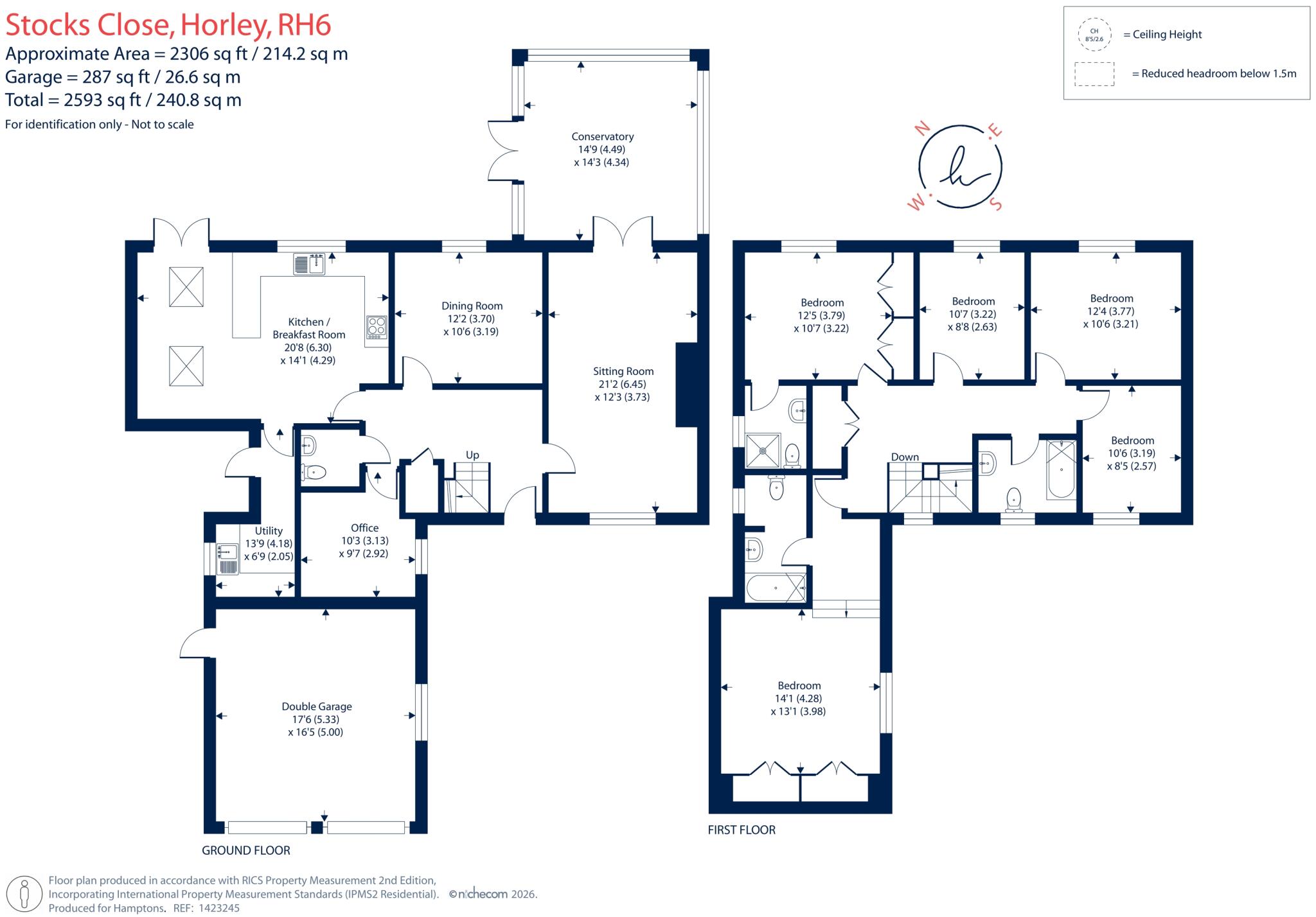 Stocks Close, Horley, RH6 floorplan