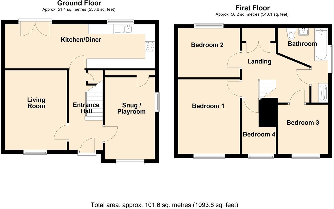 Watts Lane, Louth, LN11 floorplan