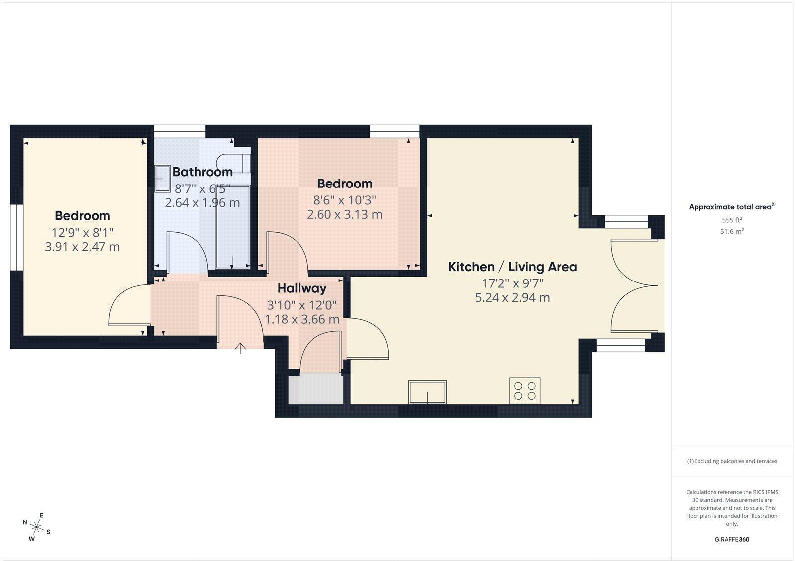 Second Avenue, Nottingham, Nottinghamshire, NG7 floorplan