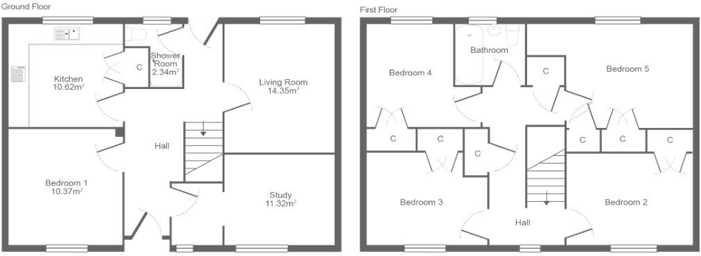 Peveril Rise, Livingston, West Lothian, EH54 floorplan