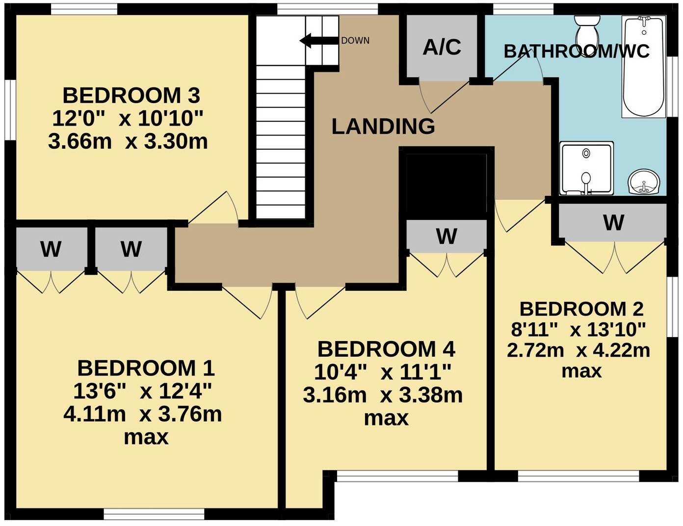 Ashwater, Beaworthy, Devon, EX21 floorplan