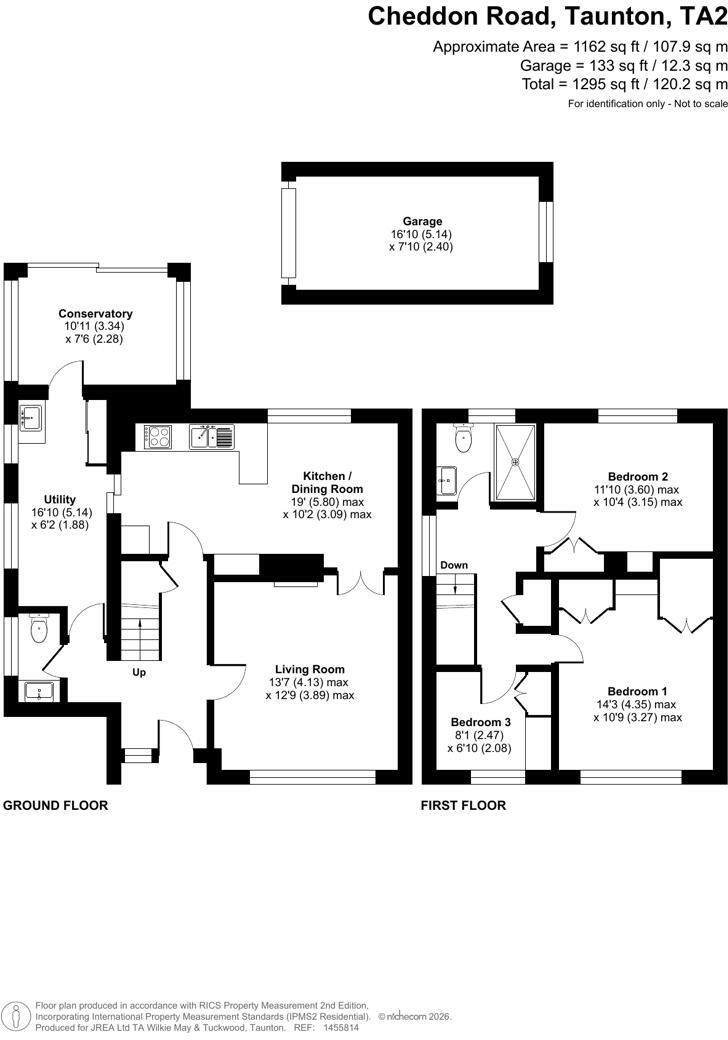 Cheddon Road, Taunton floorplan