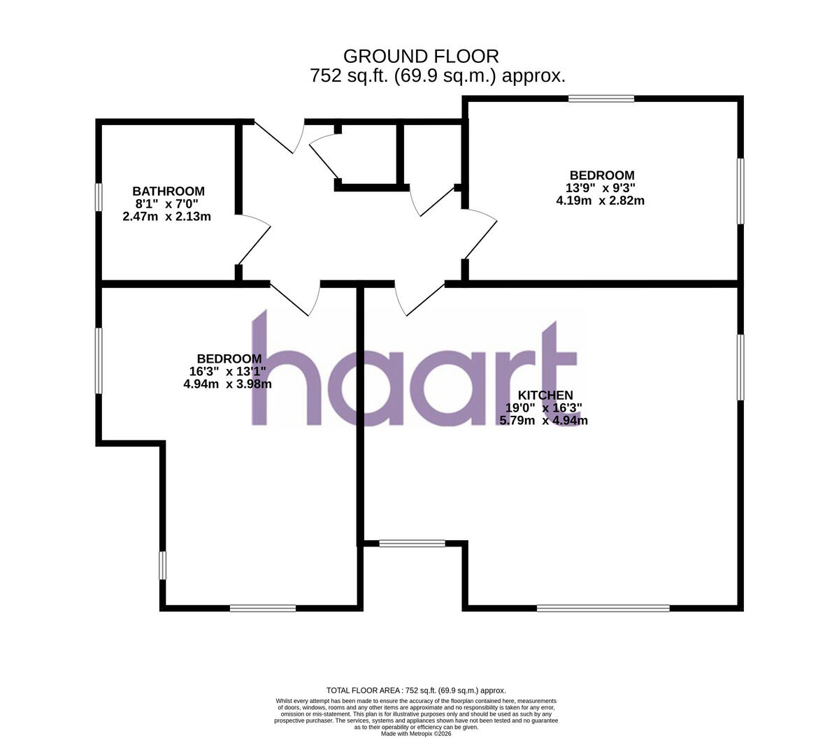 Downs Drive, Guildford floorplan