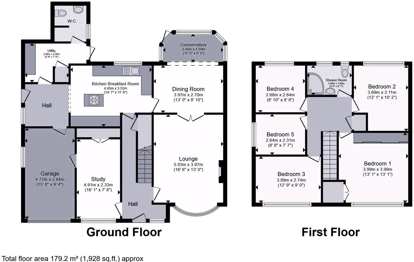 Park View, Sharnford, Hinckley, Leicestershire, LE10 floorplan