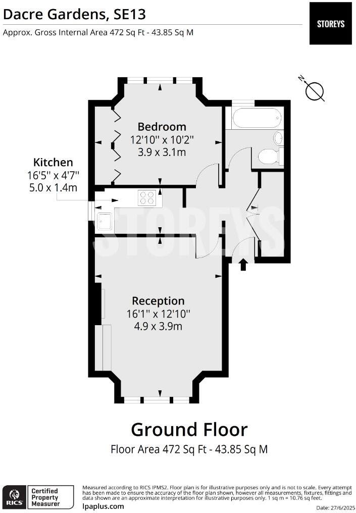 Dacre Gardens, Brandram Road, Blackheath, London, SE13 floorplan