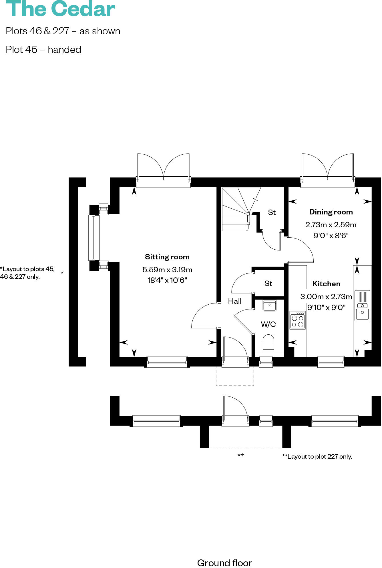 Oakley Lane, 
Wimborne, 
BH21 3AB floorplan