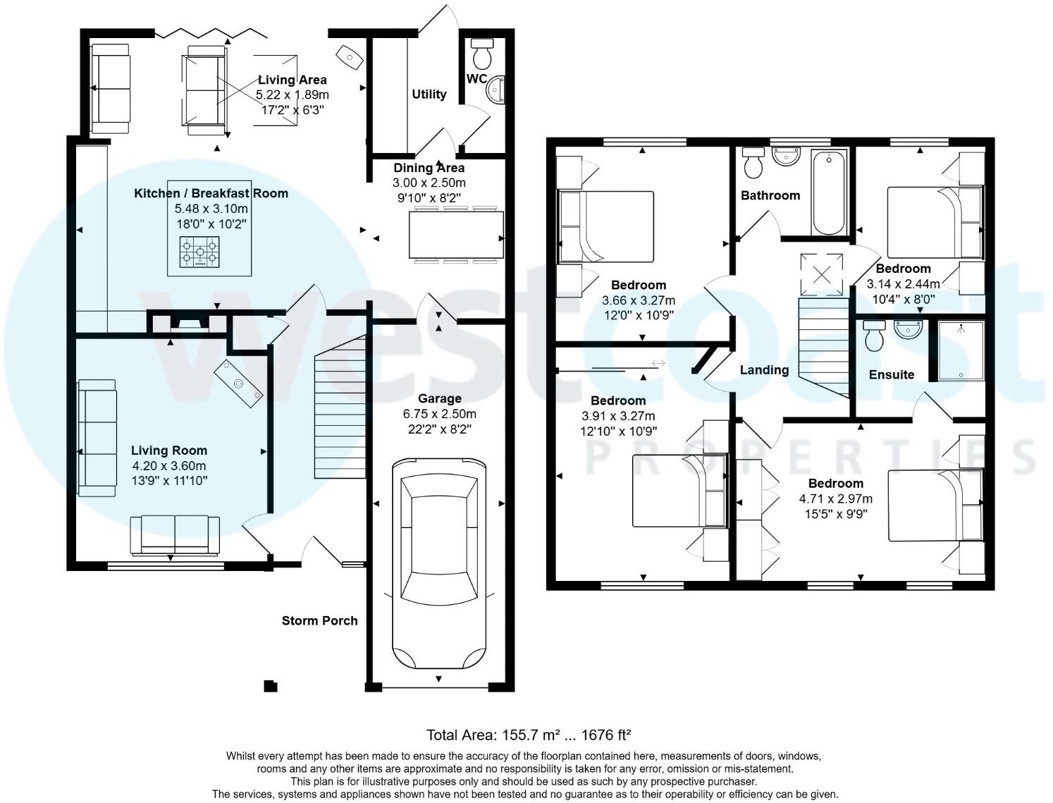 Downleaze, Portishead, Bristol, Somerset, BS20 floorplan
