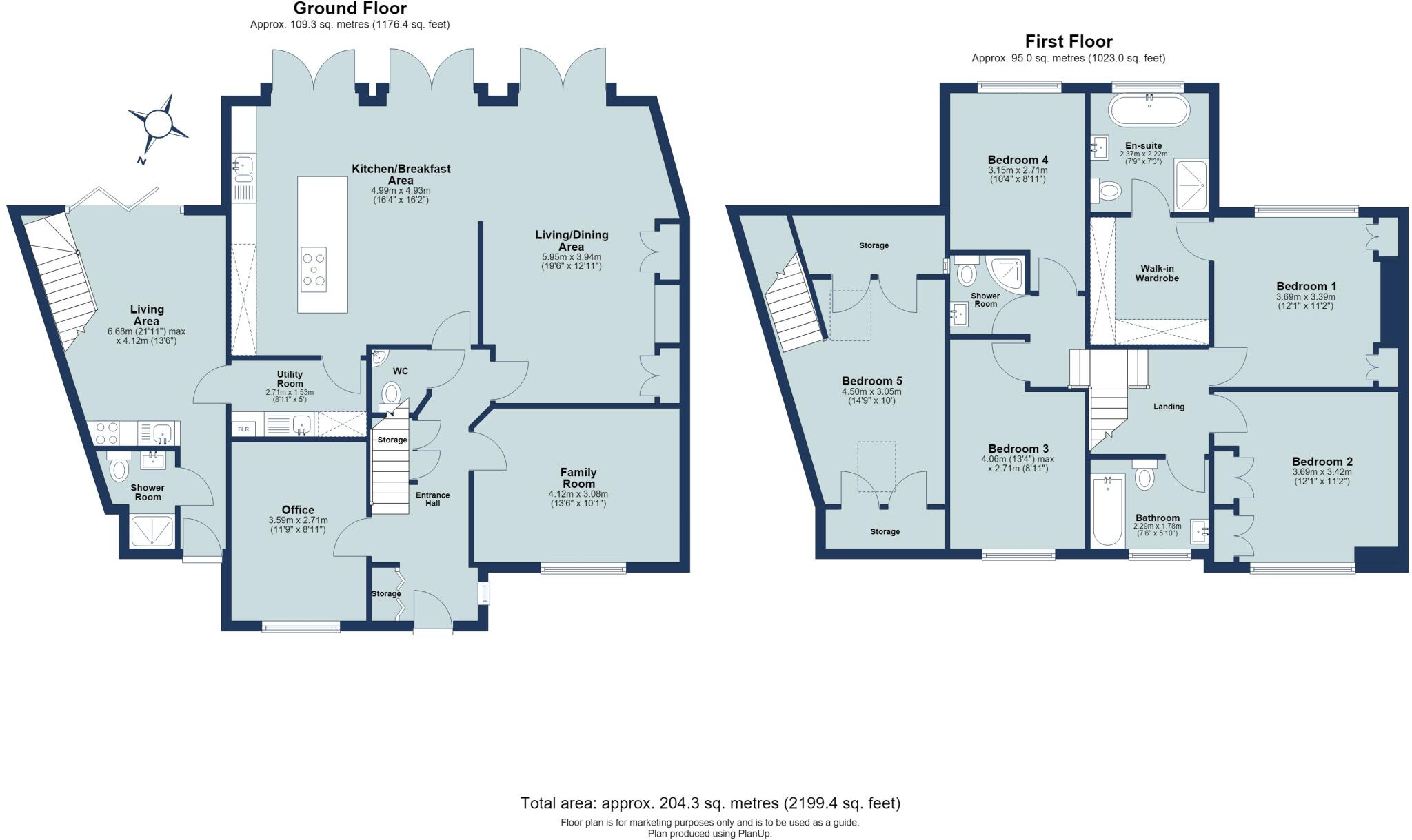 Ox Lane, Harpenden, Hertfordshire, AL5 floorplan