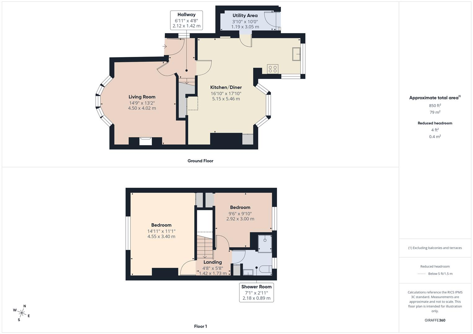 Hollywell Road, North Shields floorplan