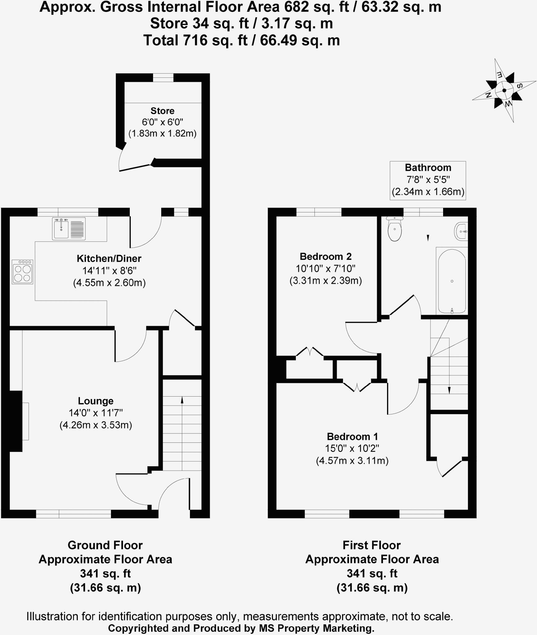 Kingsway West, Acomb, York floorplan