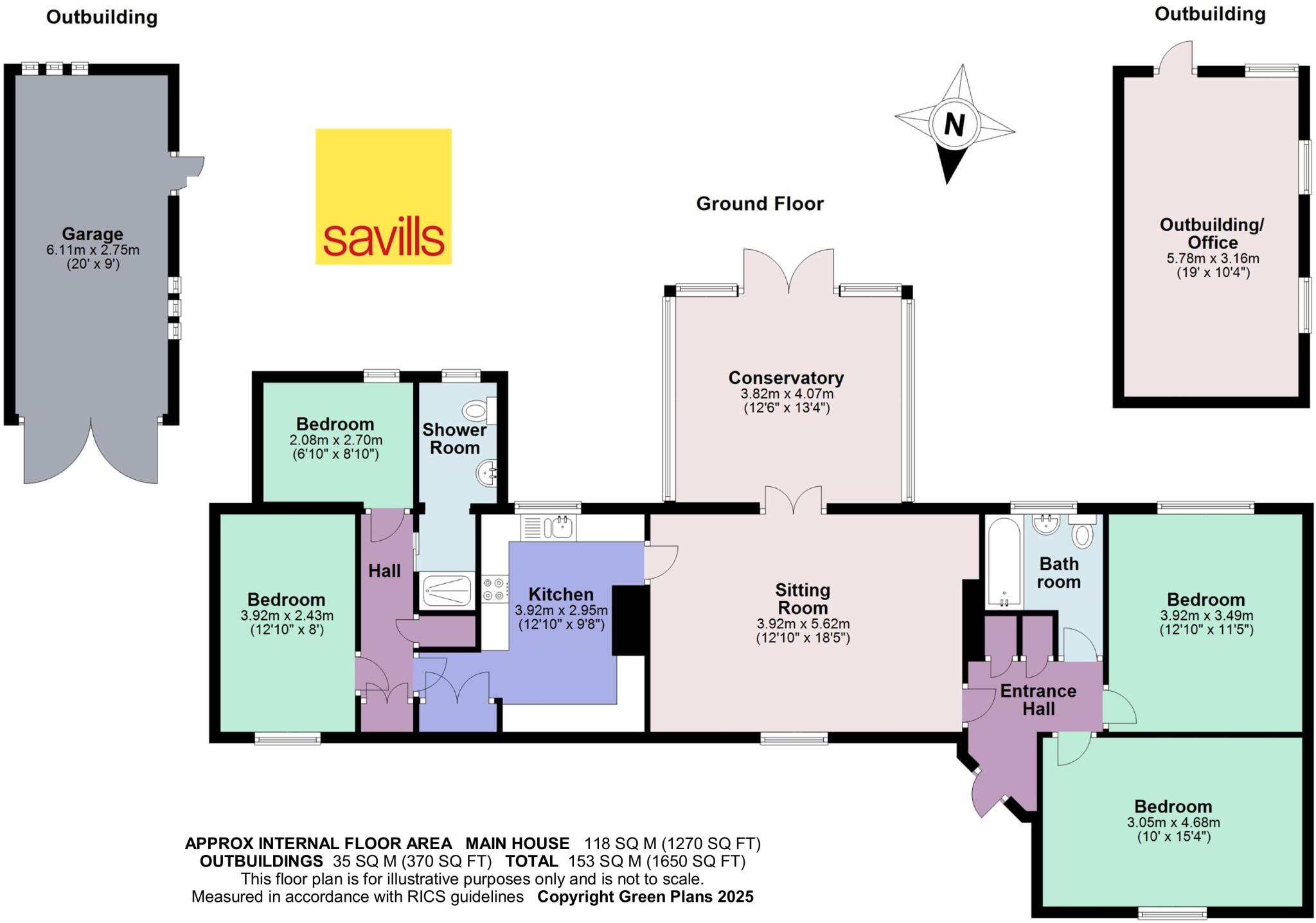 Church Lane, Springfield, Chelmsford, Essex, CM1 floorplan