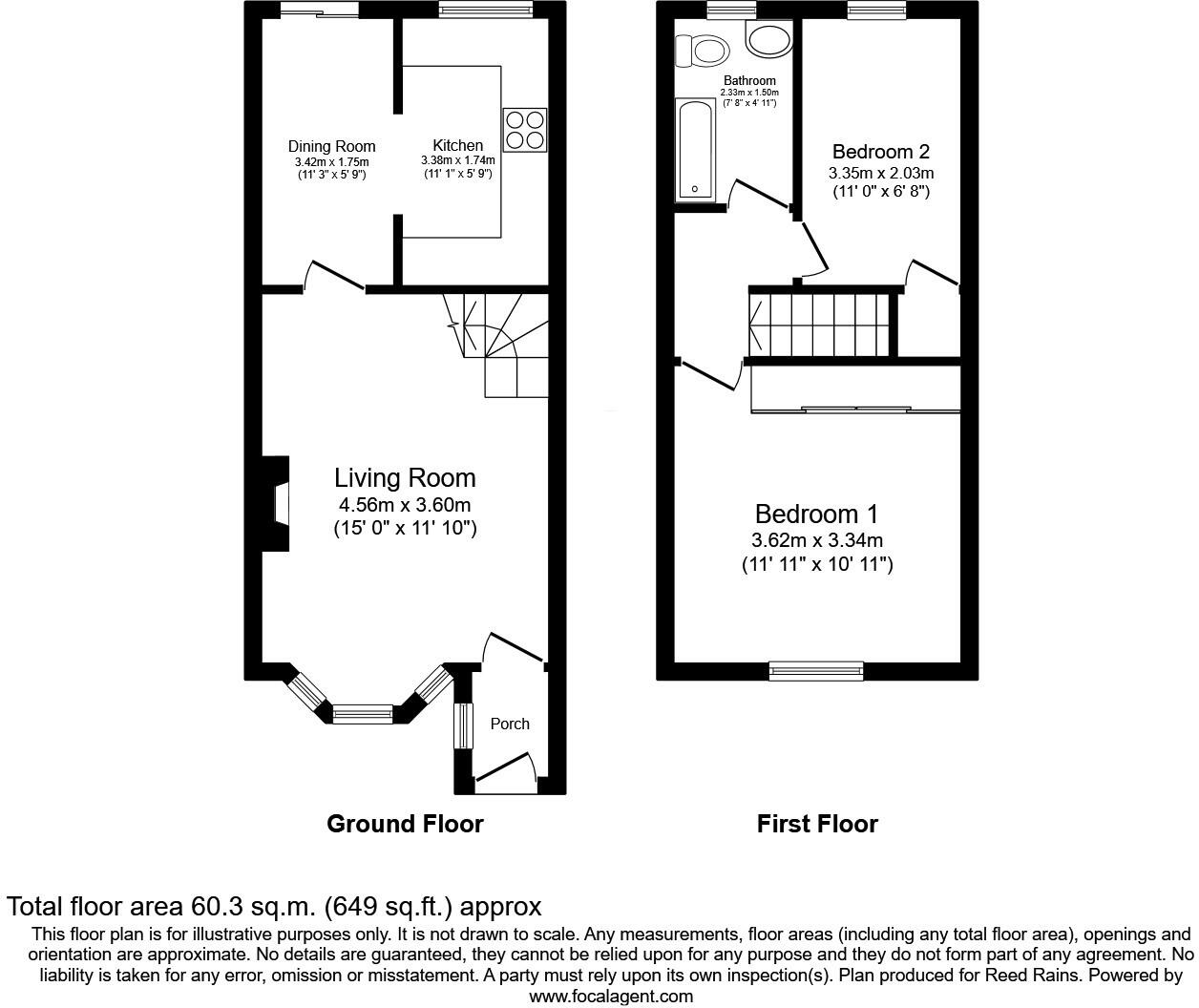 4, Ambleside Close, Macclesfield, Cheshire, SK11 floorplan