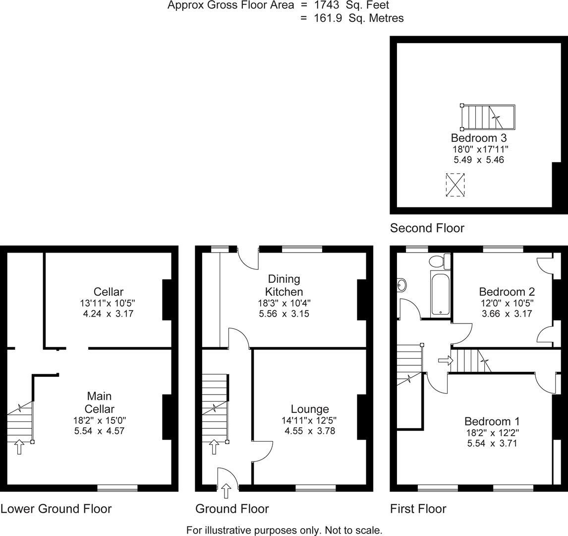 Springfield Terrace, Hipperholme, Halifax floorplan