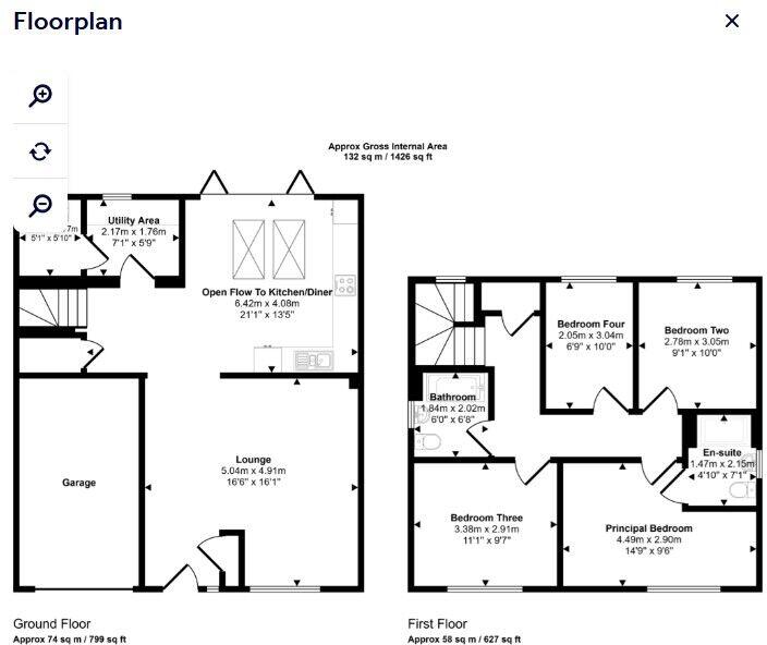 Allenson View, West Rainton, Houghton Le Spring, DH4  floorplan