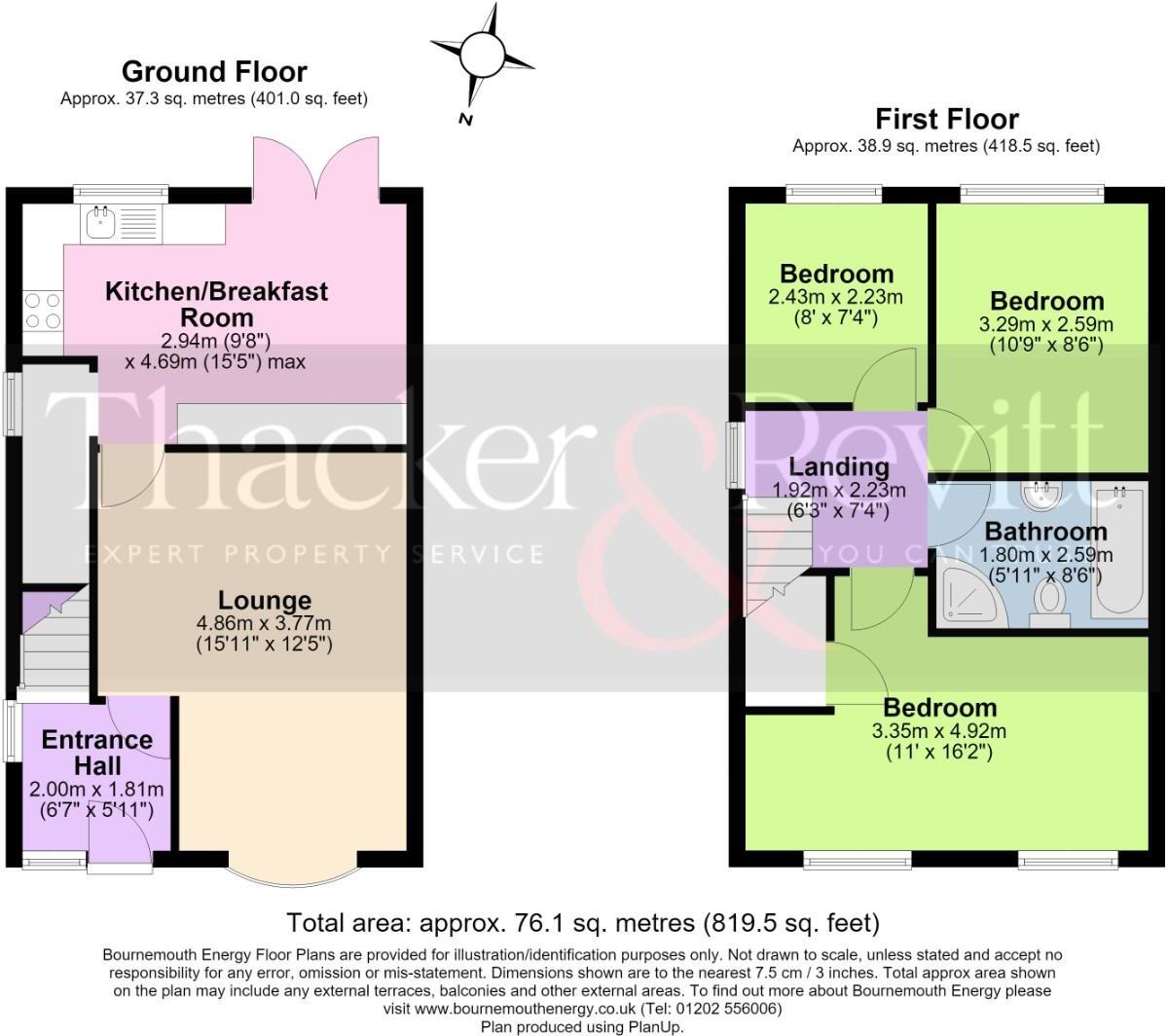 Pimpern Close, Canford Heath, Poole floorplan