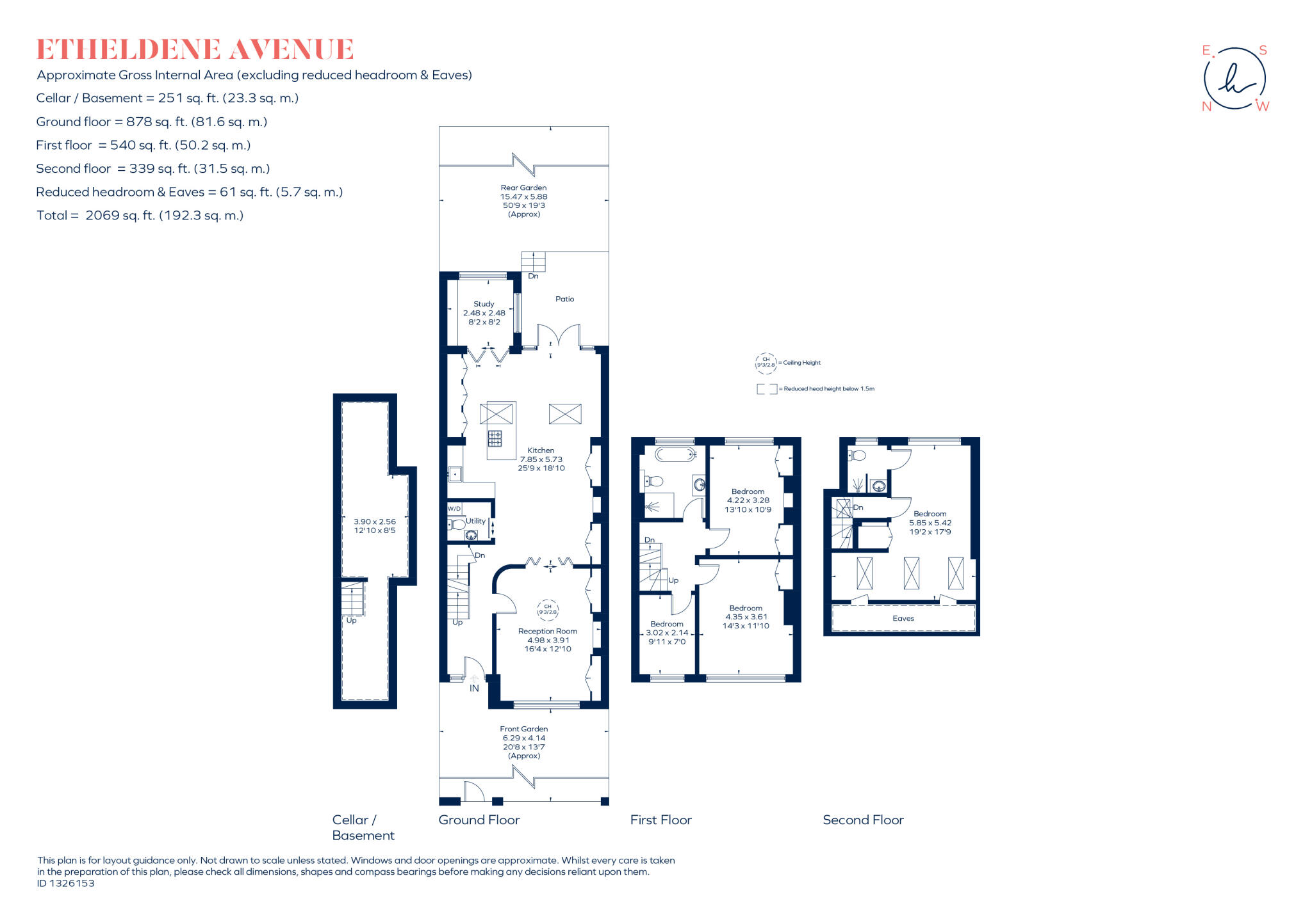 Etheldene Avenue, London, N10 floorplan