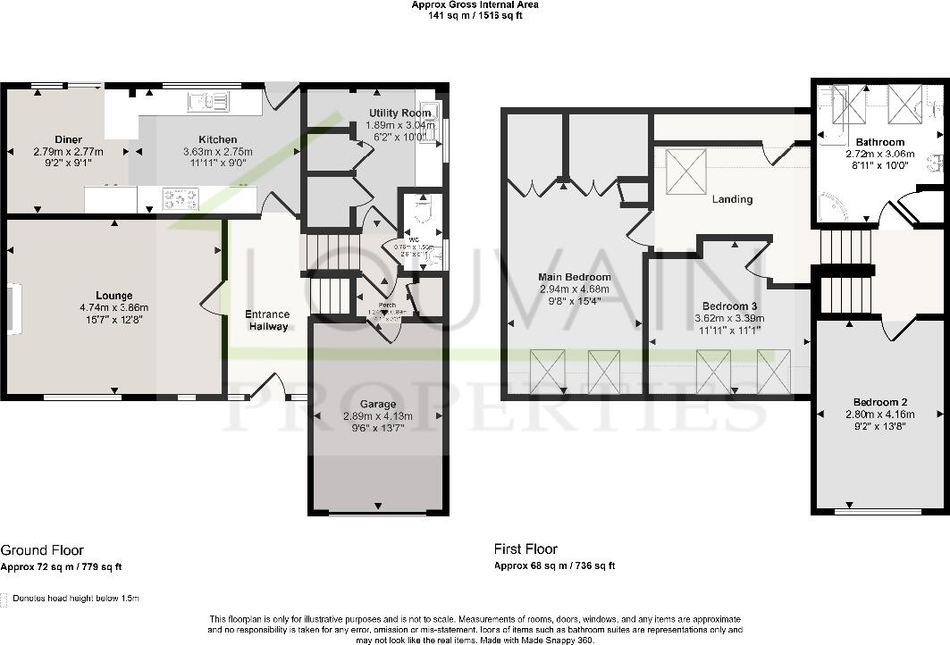 Park View, Merthyr Road, Tredegar floorplan