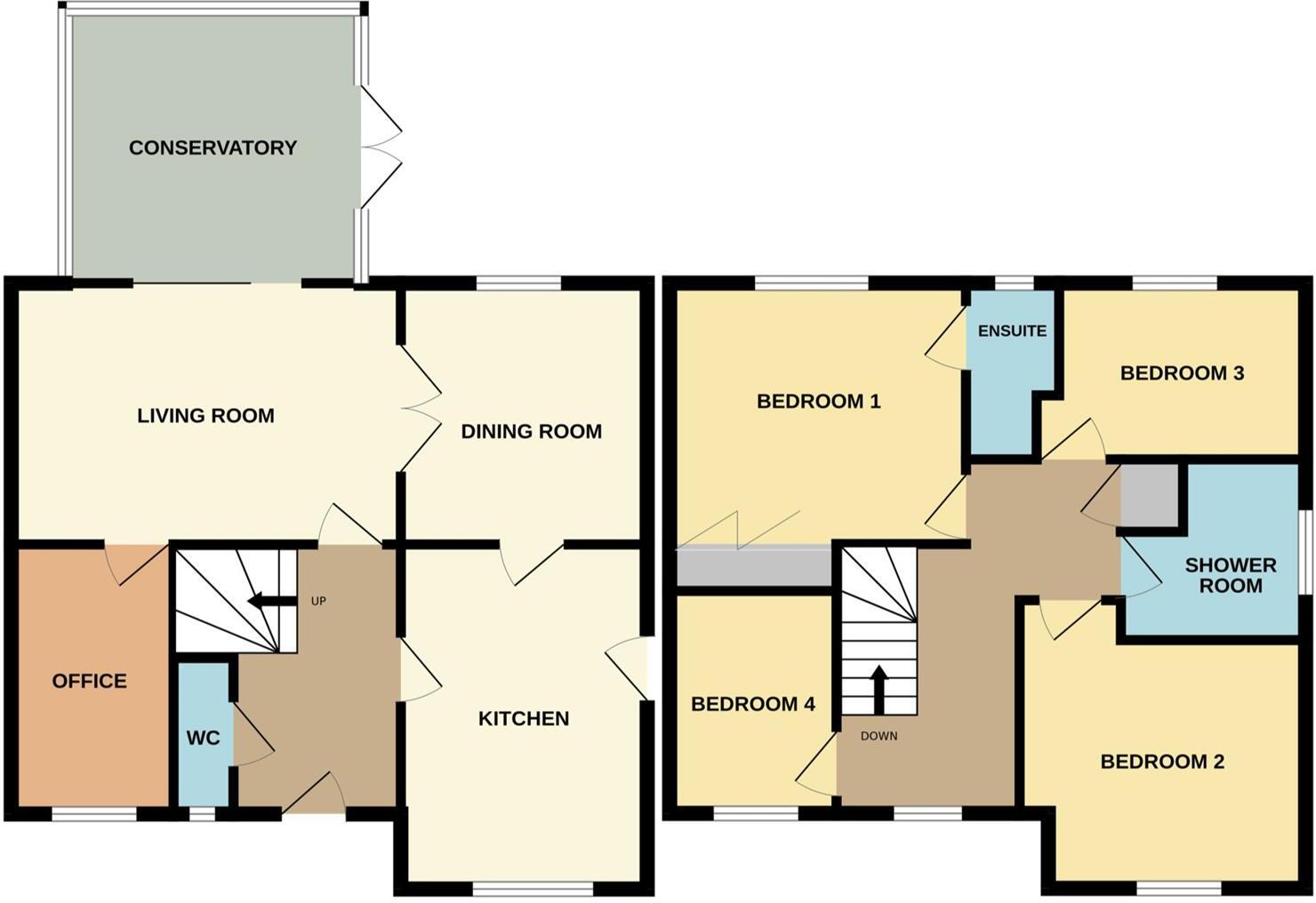 Gascoigne, Werrington, Peterborough floorplan