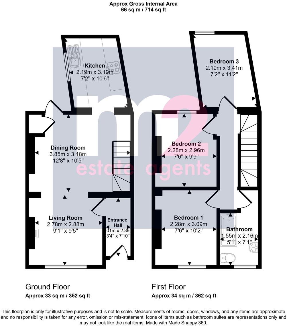 Union Road East, Abergavenny, NP7 floorplan