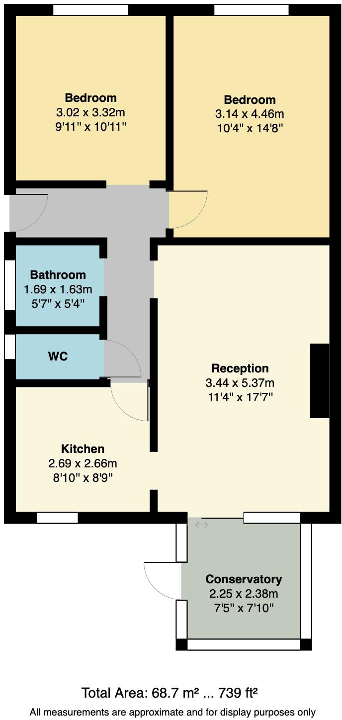 Russell Drive, Swalecliffe floorplan