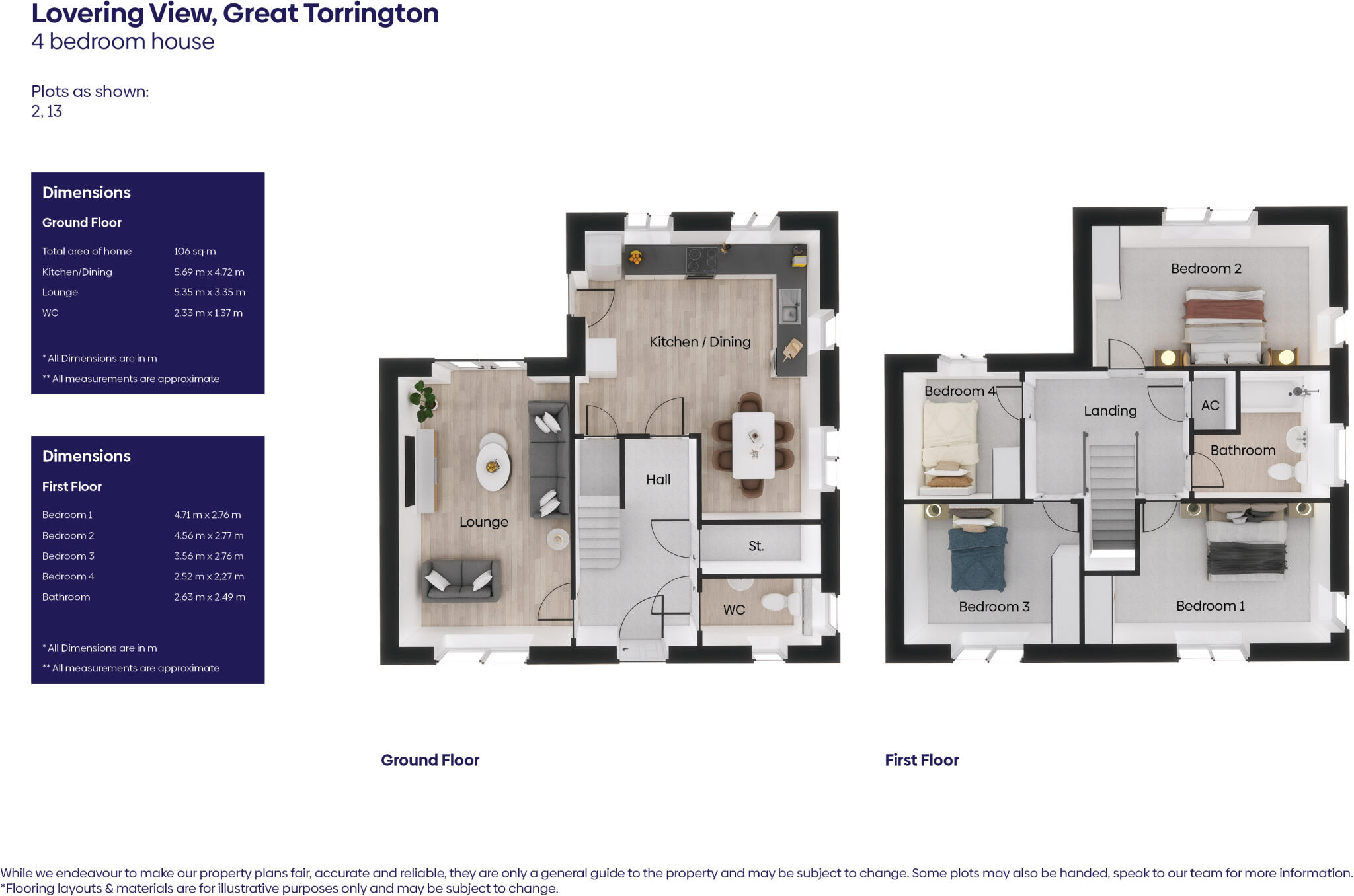 Fowler Drive
Torrington
Devon
EX38 7DZ floorplan