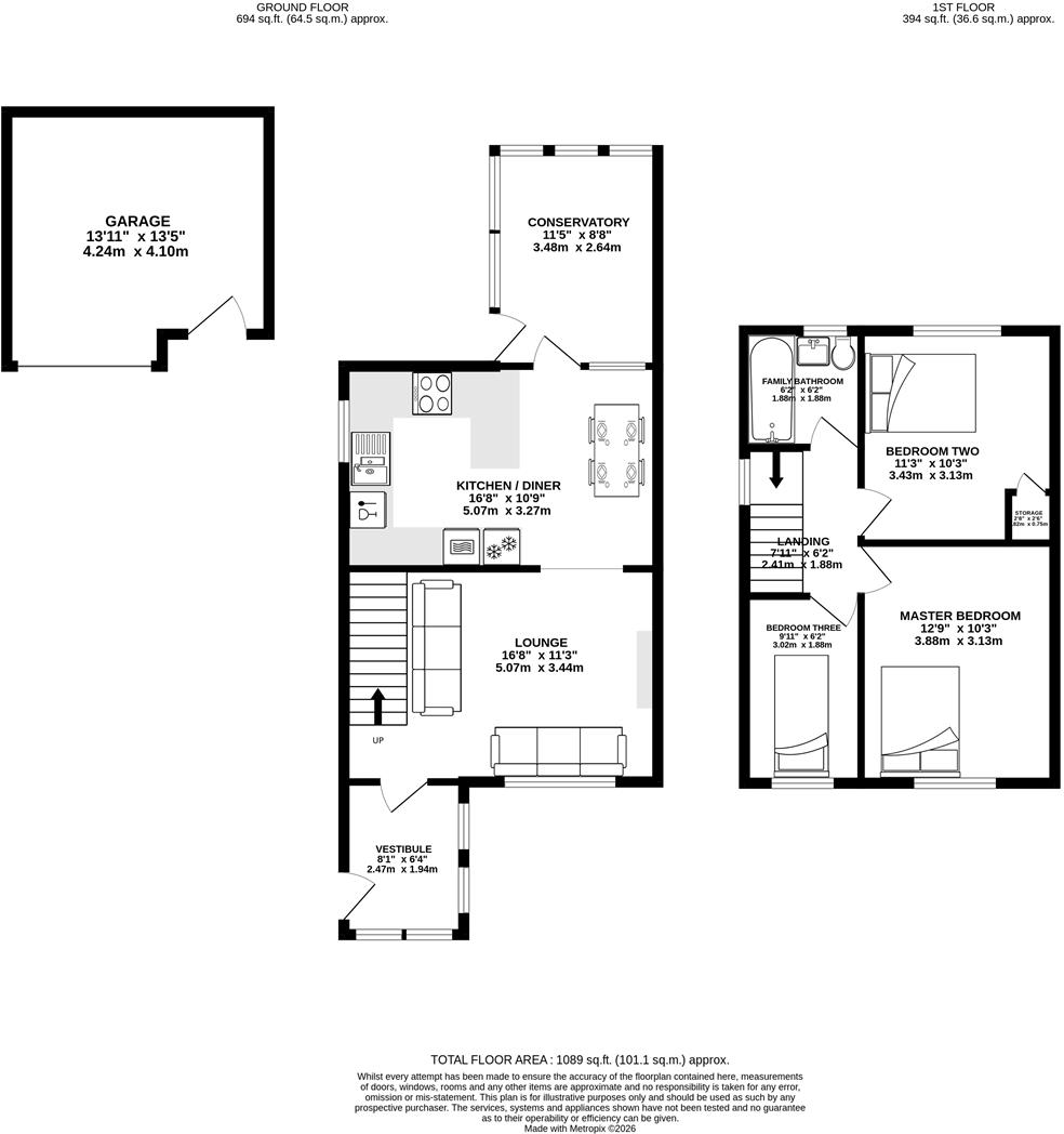 Earlsway, Euxton, Chorley floorplan