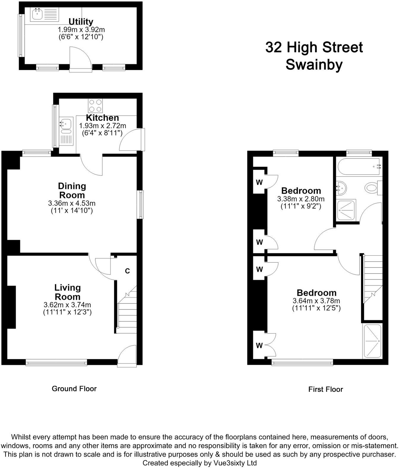 High Street, Swainby, Northallerton, DL6 3EG floorplan