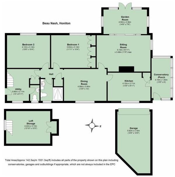 Orchard Way, Honiton floorplan
