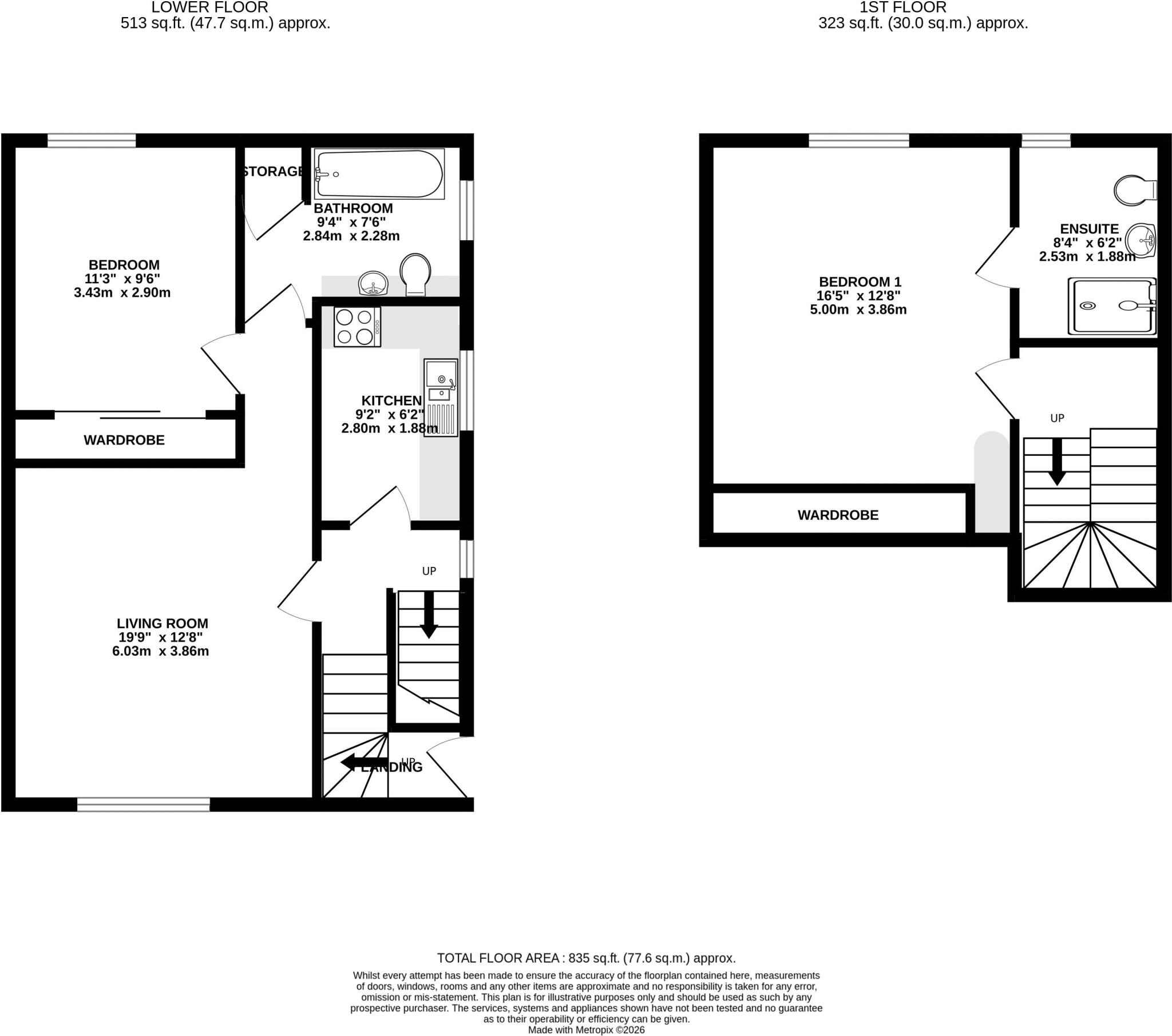 Pleshey Close, Worle - IMPRESSIVE MAISONETTE floorplan