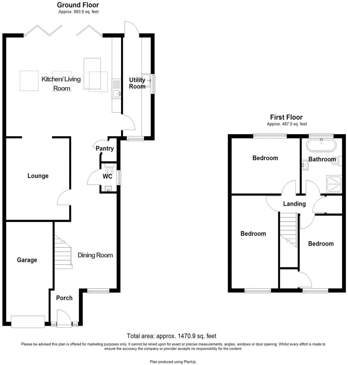 Estelle Close, Rochester, Kent, ME1 floorplan