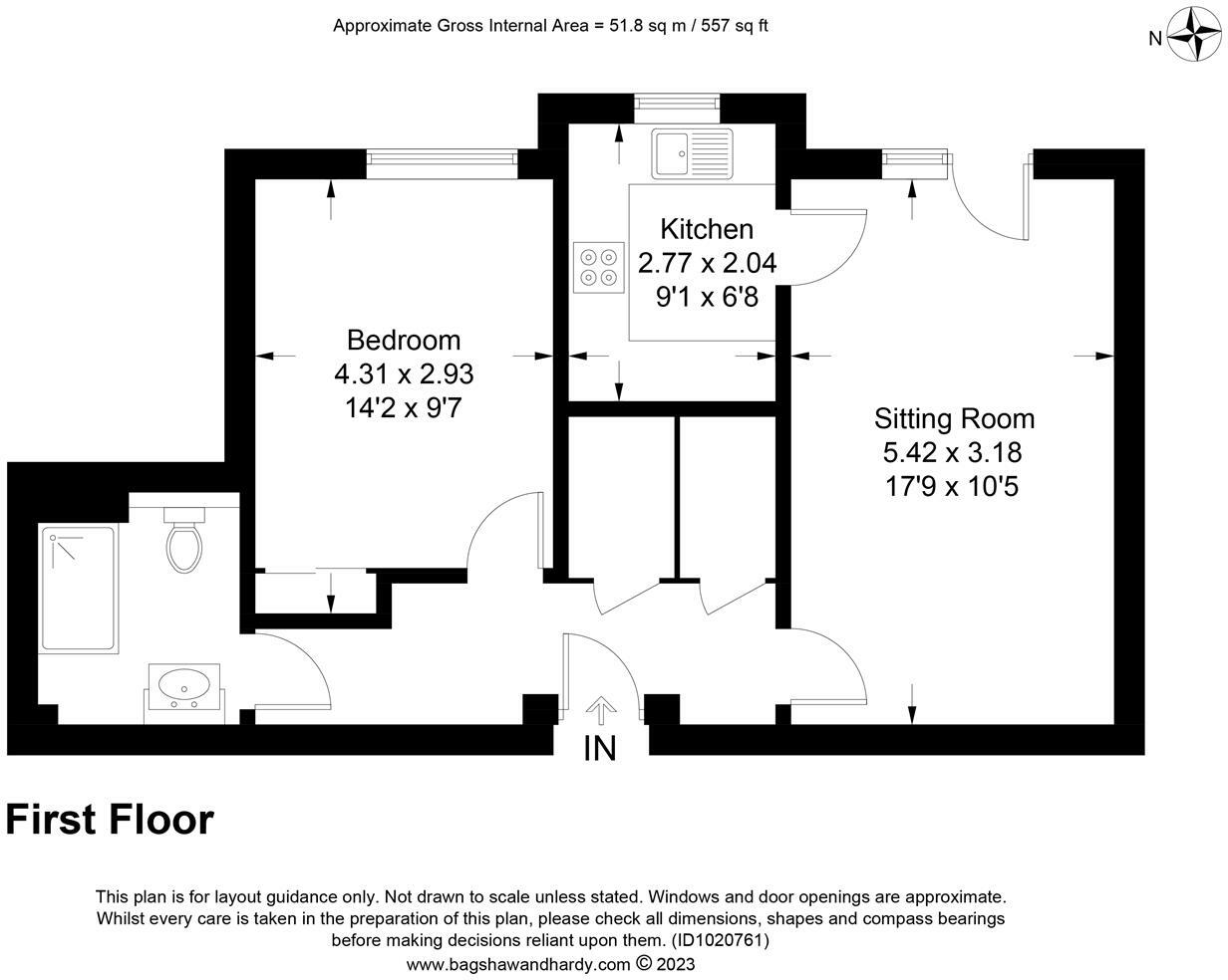 Emmeline Lodge, Leatherhead, KT22 floorplan