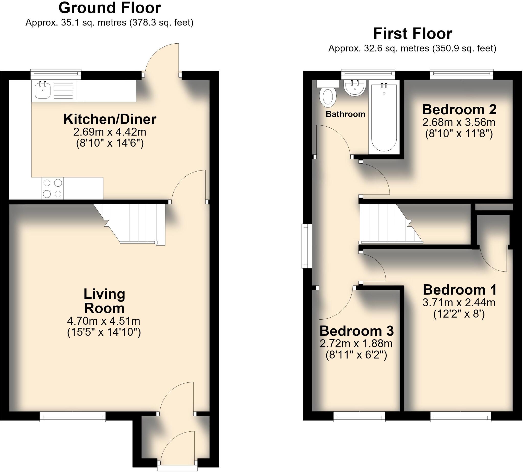 Witham Gardens, Efford, Plymouth floorplan