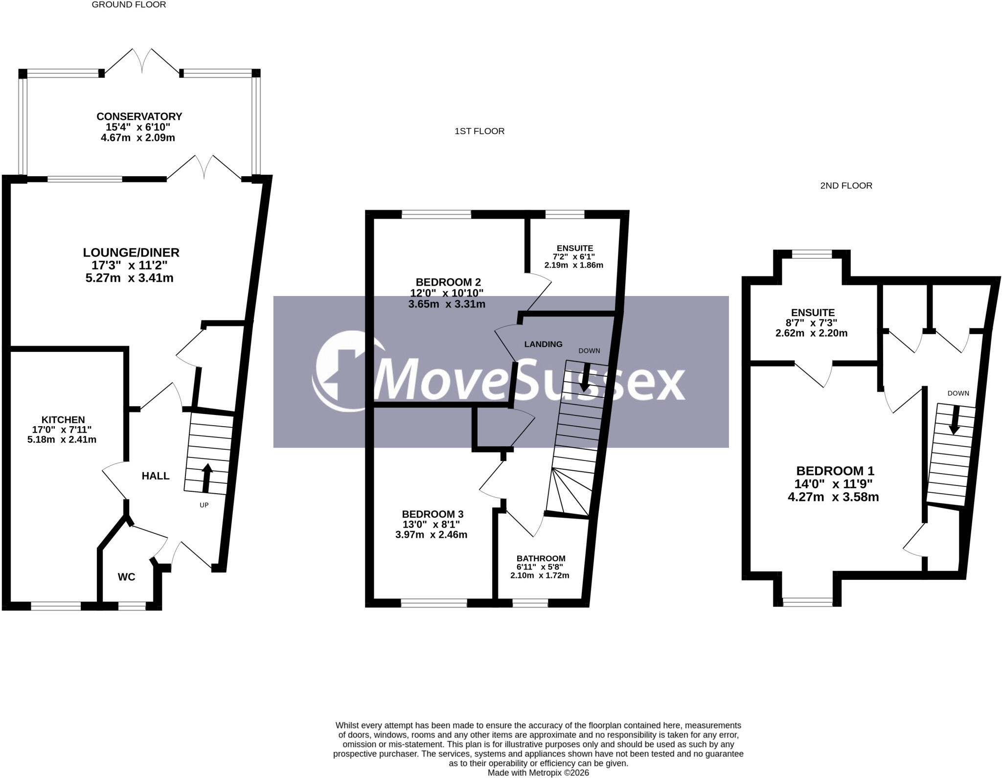 Brunel Drive, Hailsham, East Sussex floorplan