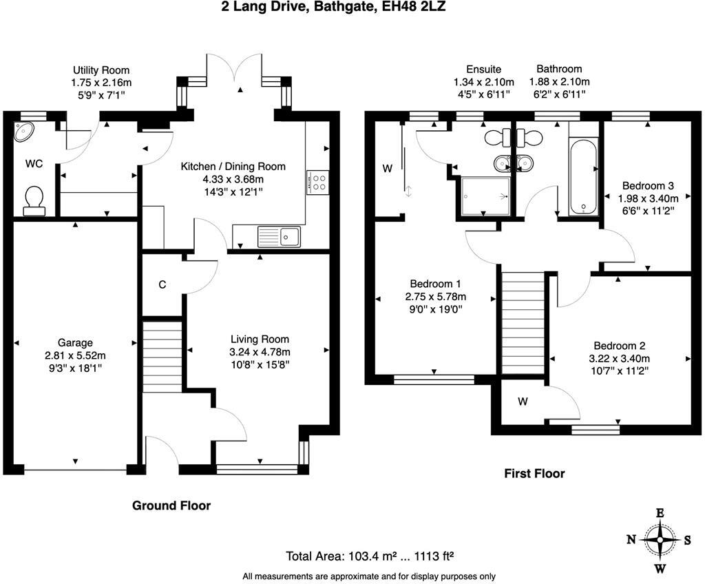 Lang Drive, Bathgate floorplan