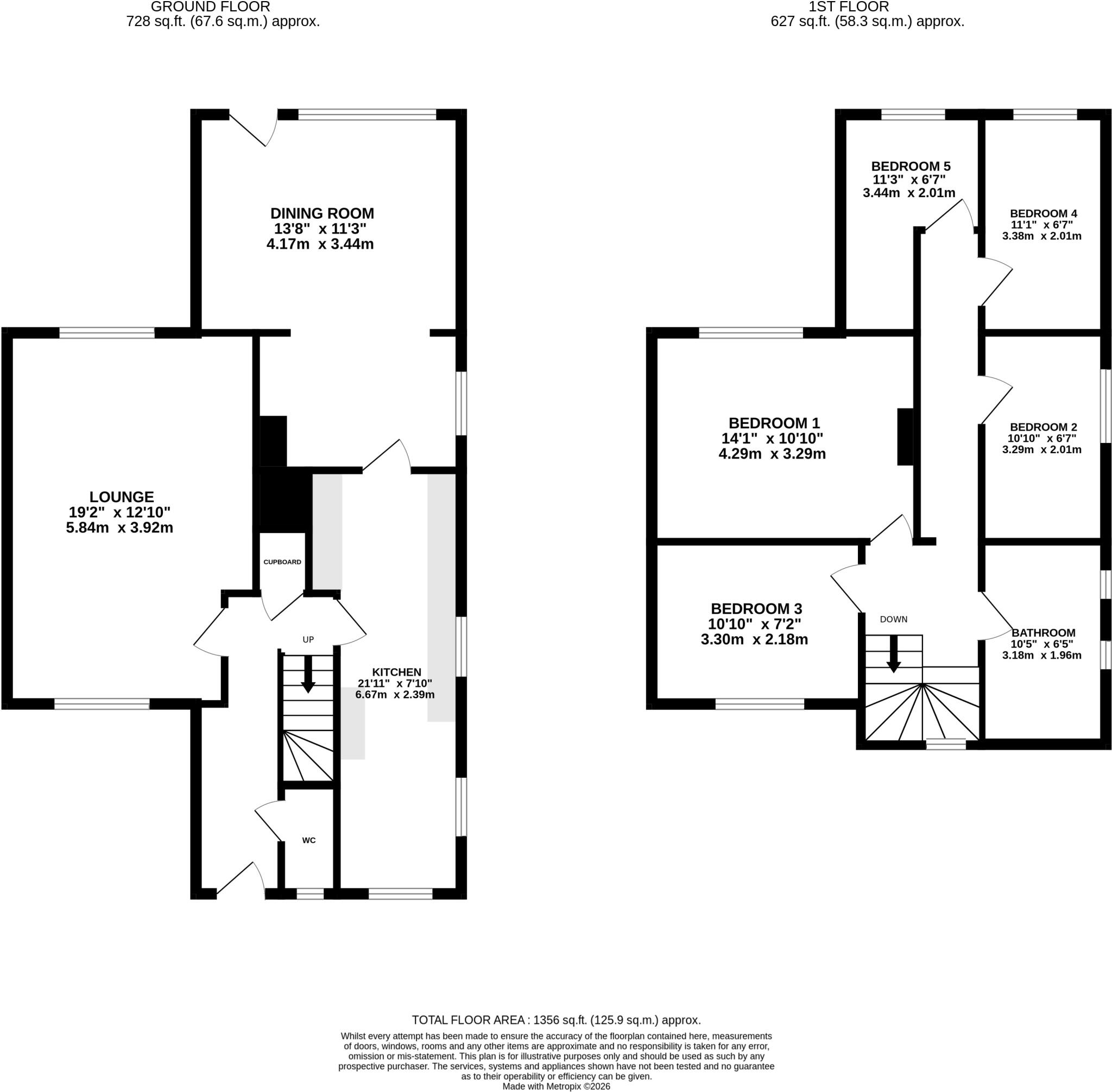 Lee Lane West, Horsforth, Leeds, West Yorkshire, LS18 floorplan