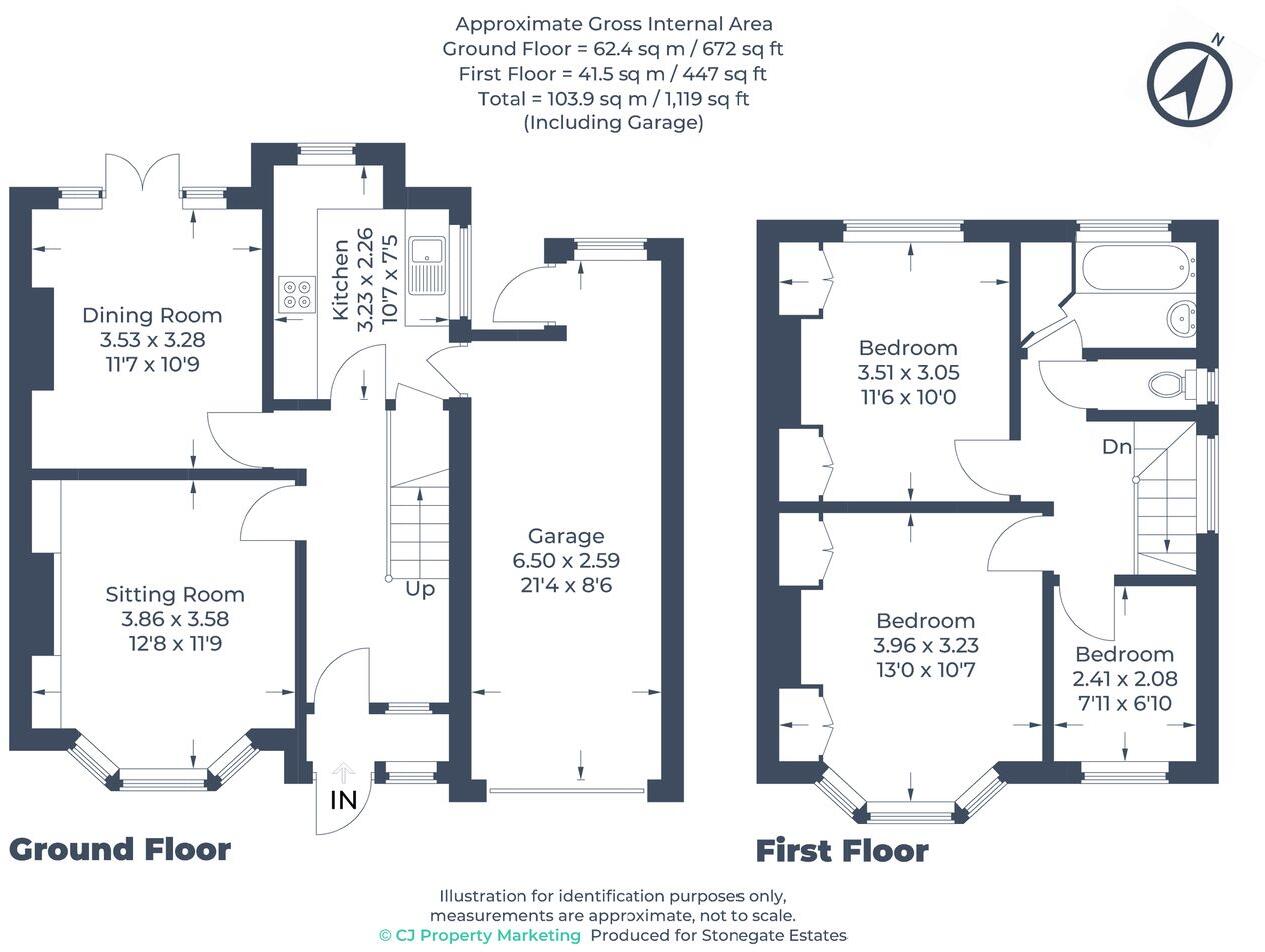 Hampden Road, Hitchin, SG4 floorplan
