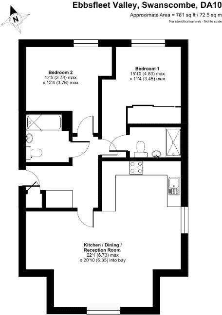 Frost Close, Weldon, Ebbsfleet Valley, Swanscombe, DA10 floorplan