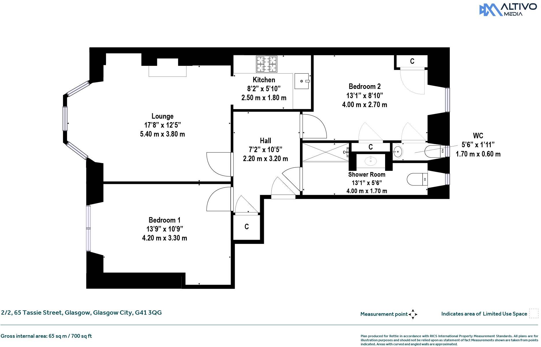 Tassie Street, Shawlands, Glasgow floorplan