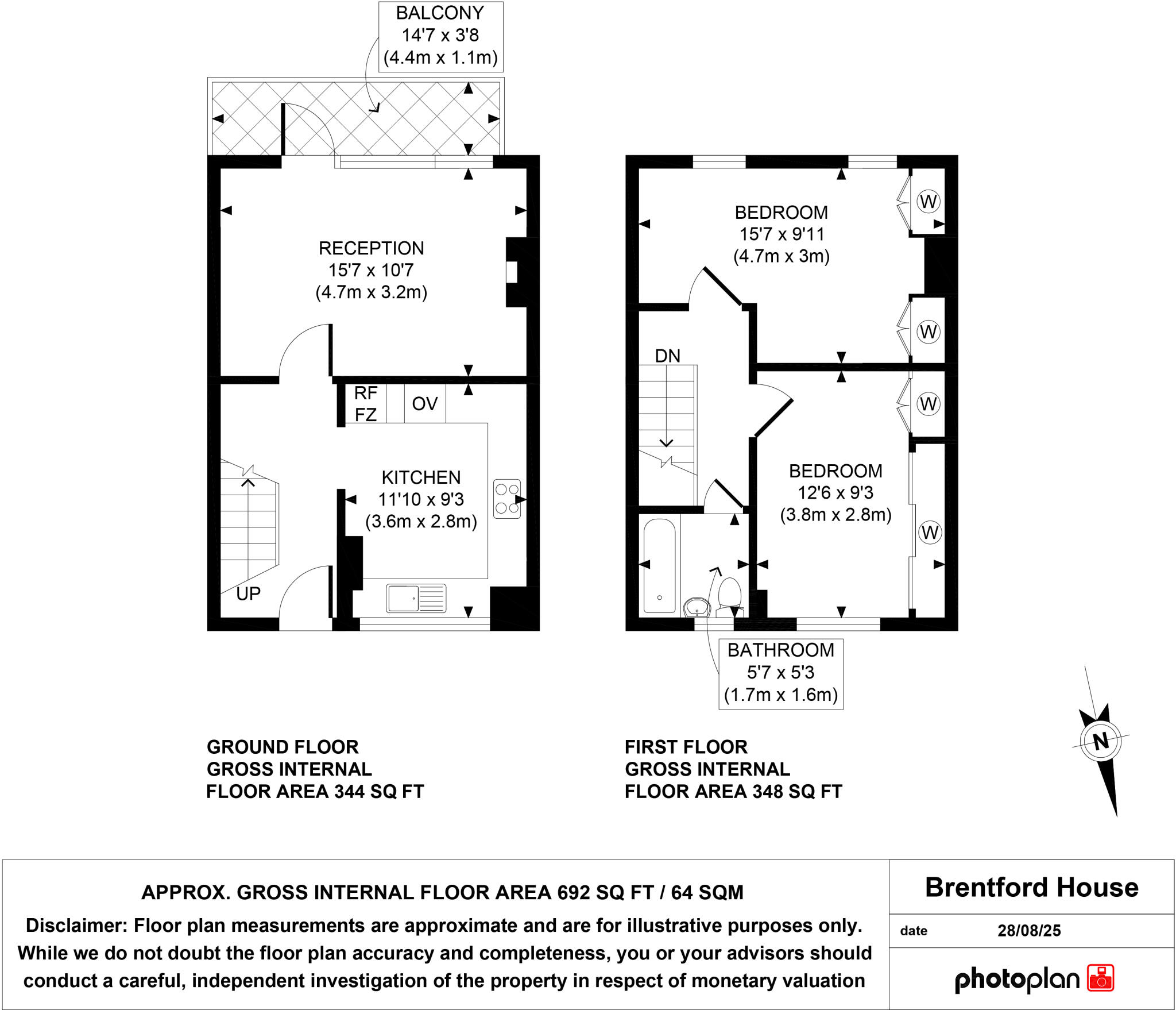 Haggard Road, Twickenham, TW1 floorplan