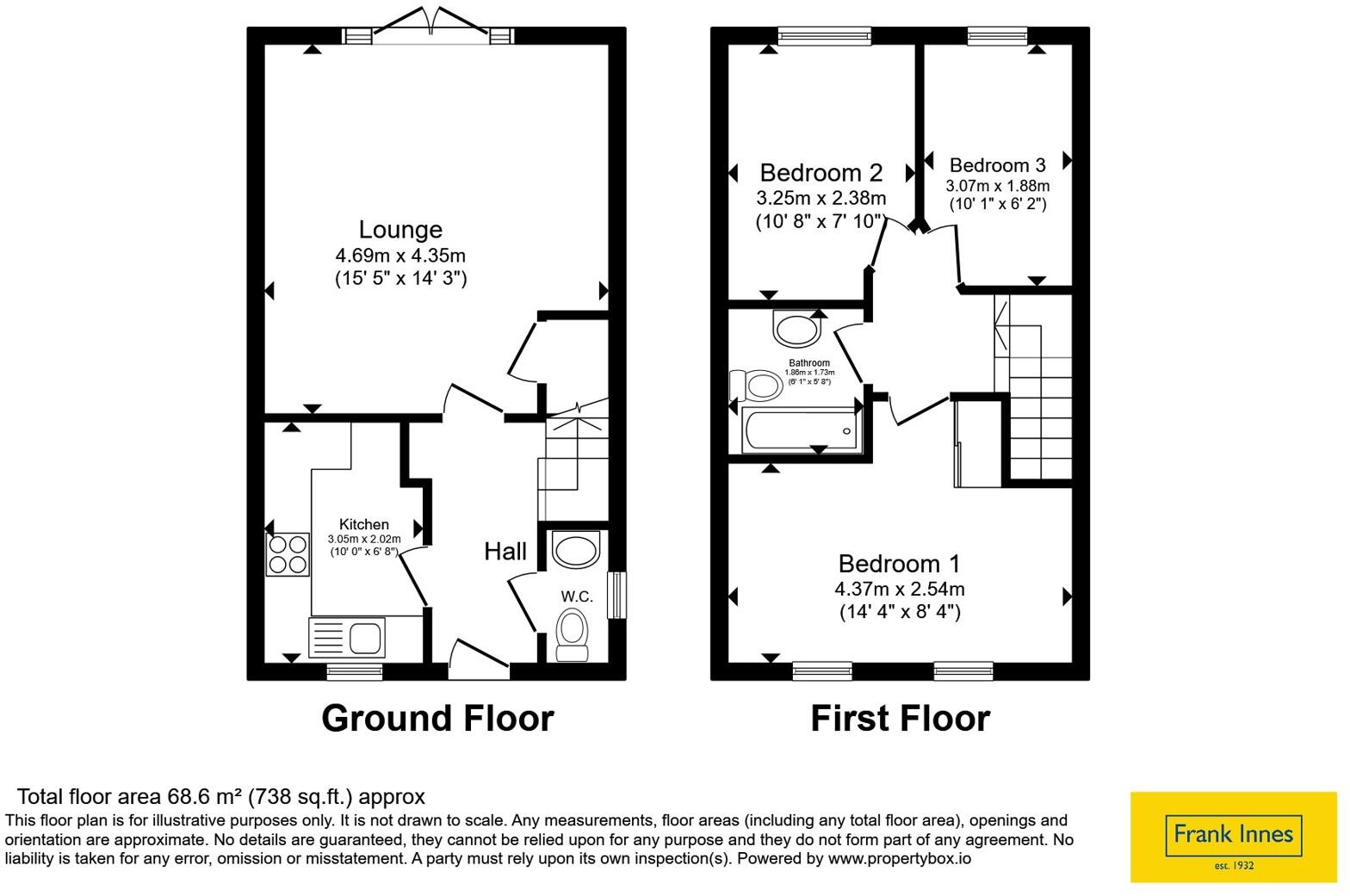 Knight Court, Burton-on-Trent, Staffordshire, DE13 floorplan